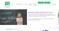 Desktop Screenshot of elevatek12.com